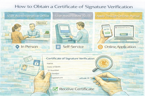 본인서명사실확인서 발급 방법