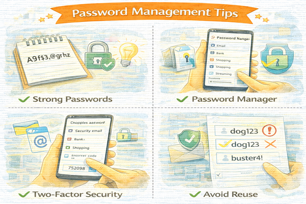 비밀번호 관리 방법