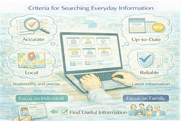 생활 정보 검색 기준