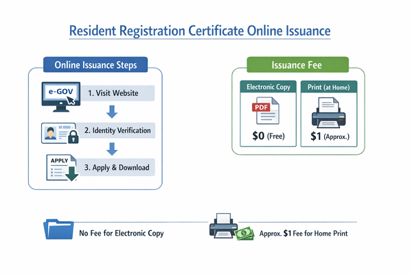 주민등록등본 인터넷 발급 방법과 수수료 정리 구조 설명 이미지